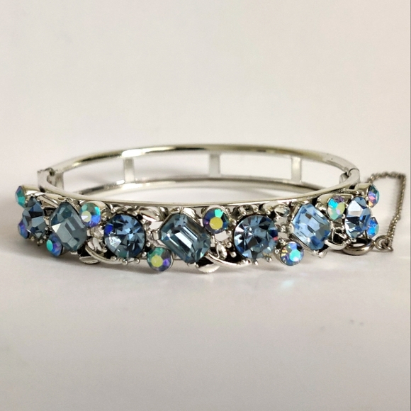 Superb 60s Lisner Hinged Cuff Bracelet Mint - Picture 2 of 11